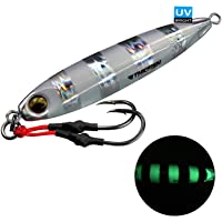 THKFISH Jigs Señuelos de Pesca en mar Cebos Artificiales de Pesca Señuelos de hundimiento Jigging Cuchara de Pesca Duro…